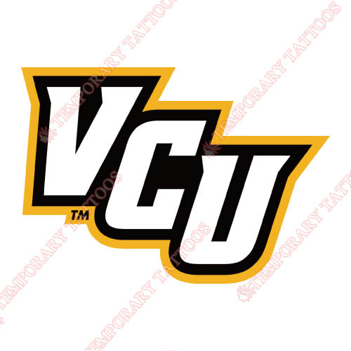 Virginia Commonwealth Rams Customize Temporary Tattoos Stickers NO.6845
